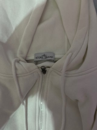 Sudadera Stone Island Blanca Talla M
