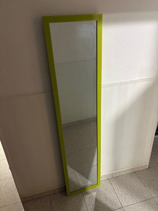 Espejo de Pared con Marco Verde