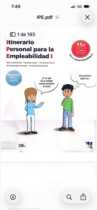 Libro de IPE I, tu todo de Fp
