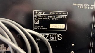 Amplificador SONY TA-f470