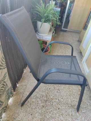 Silla de Exterior Gris