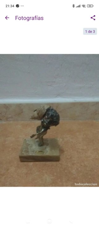 Escultura Plata Aurelio Teno