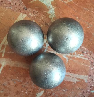 3 bolas de petanca *Obut* superinox 72 715