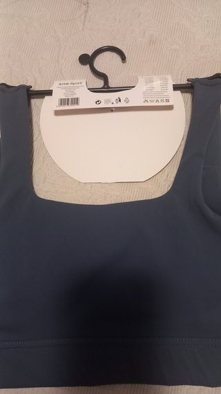 Top Deportivo Azul Talla S/M