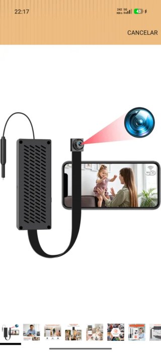 Mini Camara espia wifi nueva