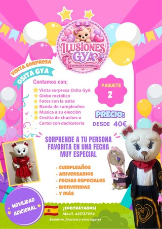 Decoracion de eventos y visitas sorpresa
