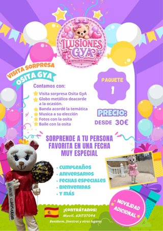 Decoracion de eventos y visitas sorpresa