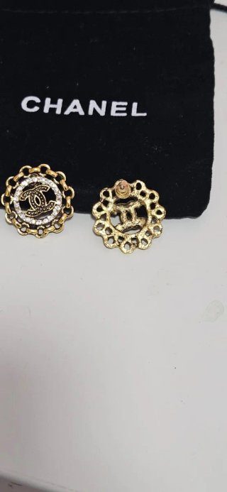 Pendientes Chanel Dorados