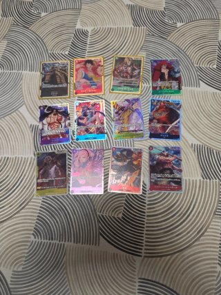 Carte One Piece - Set di 12 carte