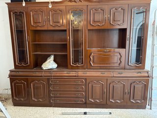Mueble de Salón Antiguo de Madera