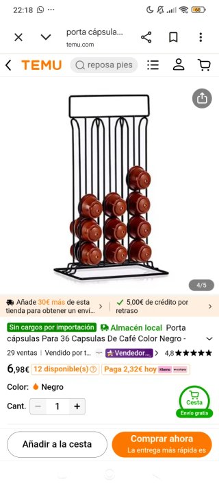 Dispensador Vertical de Cápsulas Original
