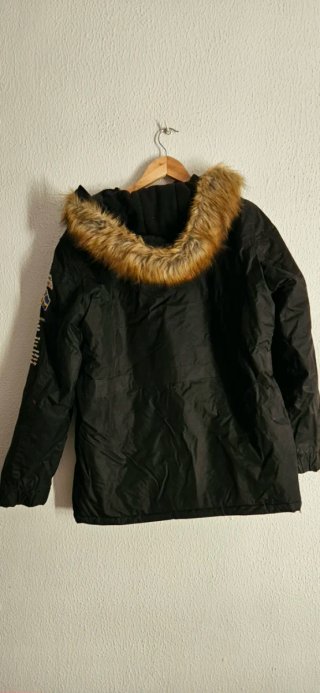 Abrigo Geographical Norway Negro