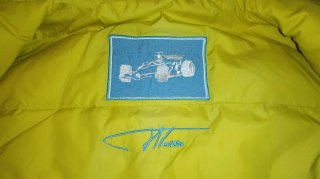 Chaleco niño de Fernando Alonso azul y amarillo