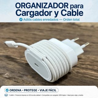 Organizzatore per caricatore e cavo iPhone 20W