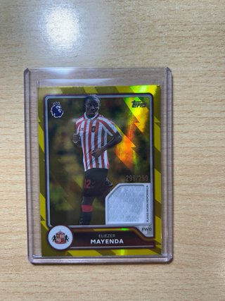 Eliezer Mayenda memorabilia /299 Topps Flagship