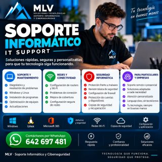 Servicios de Soporte Informático y Ciberseguridad