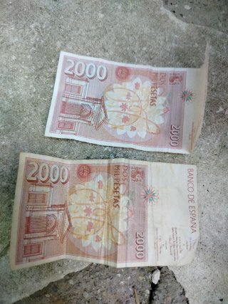 Lote de 5Billetes Antiguos de Pesetas