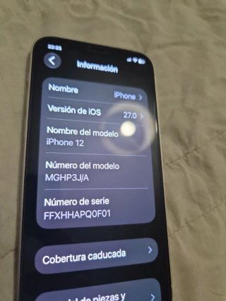 iPhone 12 Blanco Plata
