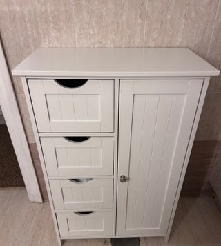 Armario de baño con 4 cajones y 2 estantes
