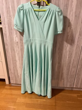 Vestido verde menta