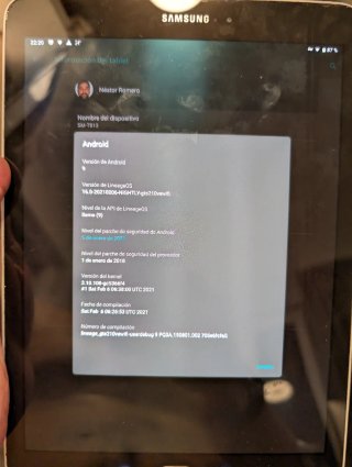 Samsung Tab S2 10 pulgadas