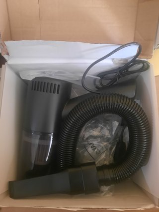 Aspirador de coche negro