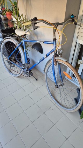 Bicicleta Peugeot Clásica Azul
