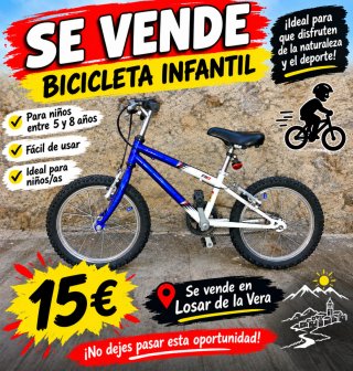 Bicicleta Infantil 15€