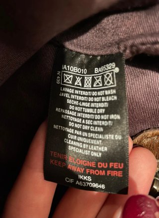 Bolso de Cuero Marrón con Flecos