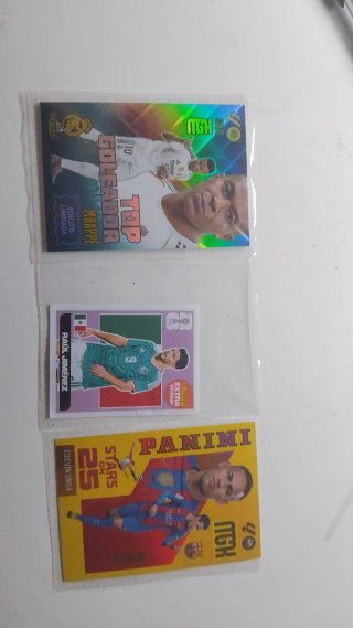 Lote de 3 Cromos Panini