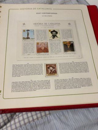 HISTÒRIA DE CATALUNYA Sellos · 50pag GFB 1979–1986
