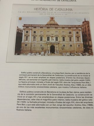 HISTÒRIA DE CATALUNYA Sellos · 50pag GFB 1979–1986