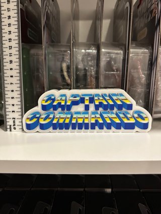 Captain Commando 3D logo