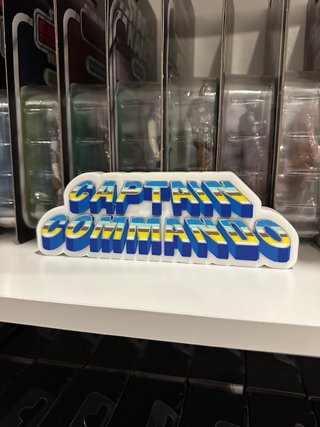 Captain Commando 3D logo