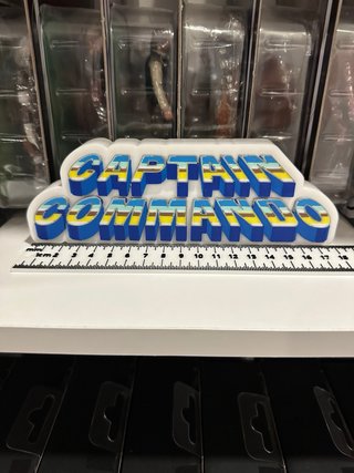 Captain Commando 3D logo