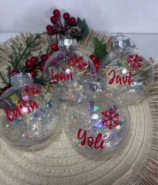 Bolas de Navidad personalizadas 8cm