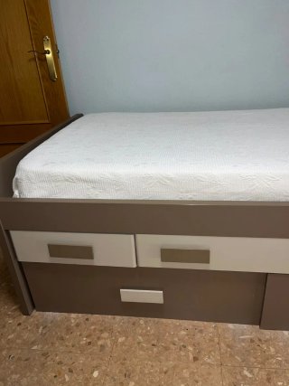 Cama nido prácticamente sin uso.Regalo colchón