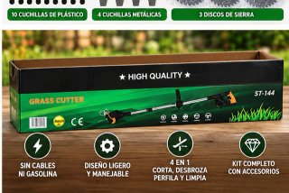 Desbrozadora Inalámbrica 36V 2 Baterías