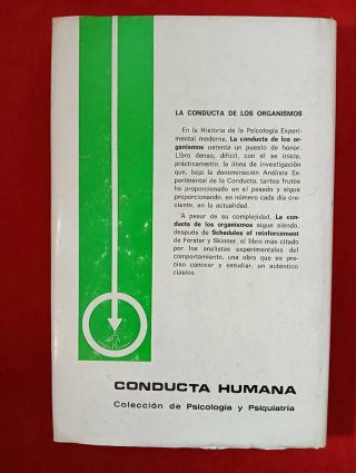 LA CONDUCTA DE LOS ORGANISMOS, SKINNER