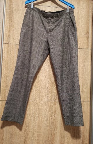 Pantalón cuadros Marks & Spencer gris