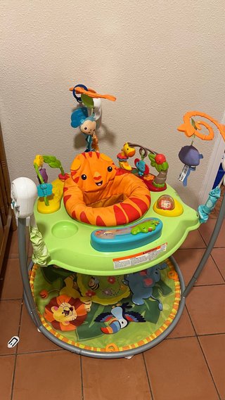 Saltador Bebé Fisher Price con Tapete