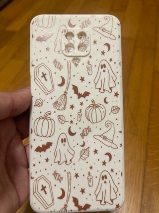 Funda móvil Halloween fantasmas calabazas