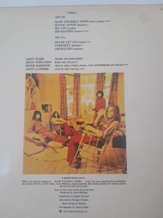 Vinilo LP Camel - Camel 1ª Ed. Española NM o M-