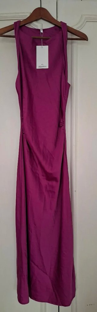 Vestido Largo Urbanway Morado Talla XS