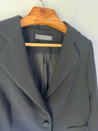 Blazer Negro Sandro Ferrone