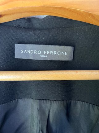 Blazer Negro Sandro Ferrone