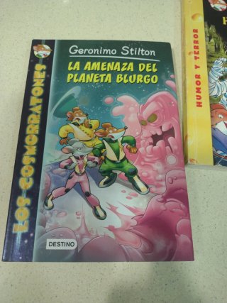 Tres libros de Gerónimo Stilton