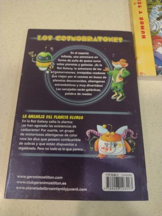 Tres libros de Gerónimo Stilton
