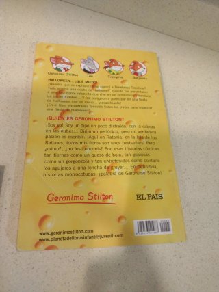Tres libros de Gerónimo Stilton