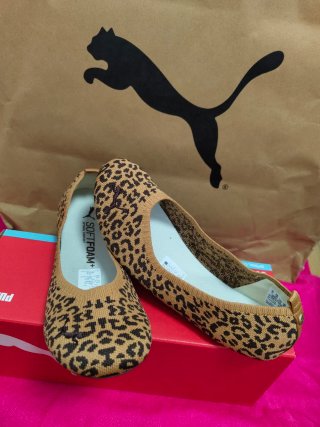 Bailarinas Puma Leopardo Talla 40 softfoam+